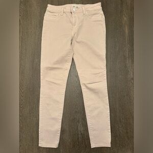 WARP + WEFT PALE PINK JFK NEW YORK SKINNY JEANS - Size 8/29